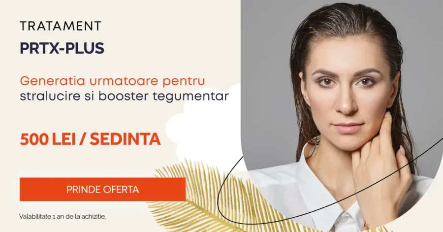 Tratament PRTX-PLUS, generatia urmatoare, ptr. stralucire si booster tegumentar